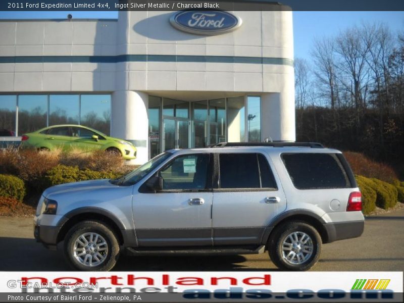 Ingot Silver Metallic / Charcoal Black 2011 Ford Expedition Limited 4x4