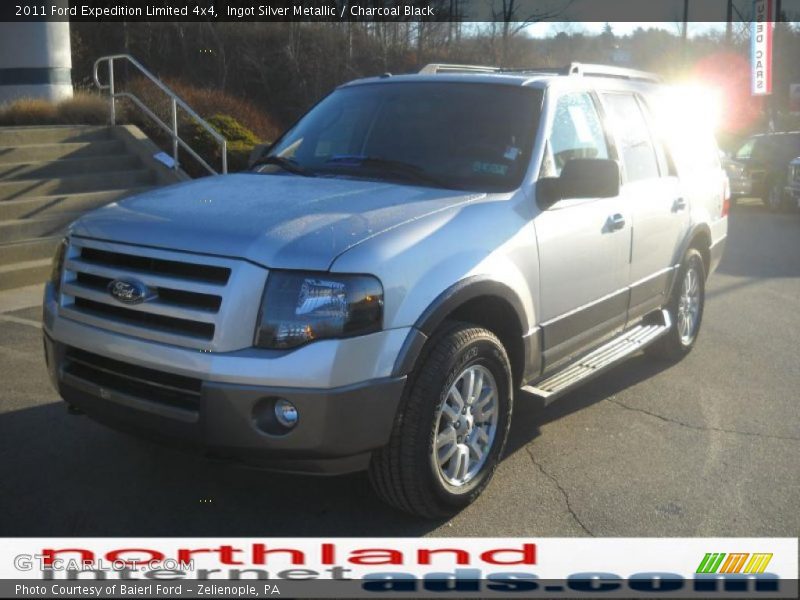 Ingot Silver Metallic / Charcoal Black 2011 Ford Expedition Limited 4x4