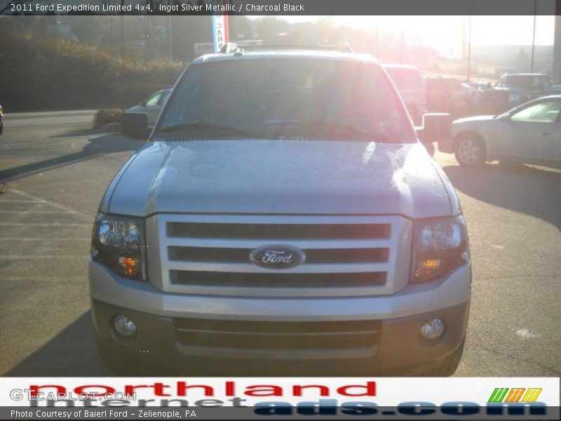 Ingot Silver Metallic / Charcoal Black 2011 Ford Expedition Limited 4x4