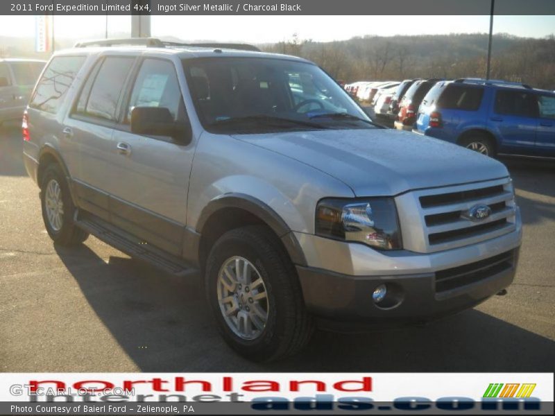 Ingot Silver Metallic / Charcoal Black 2011 Ford Expedition Limited 4x4