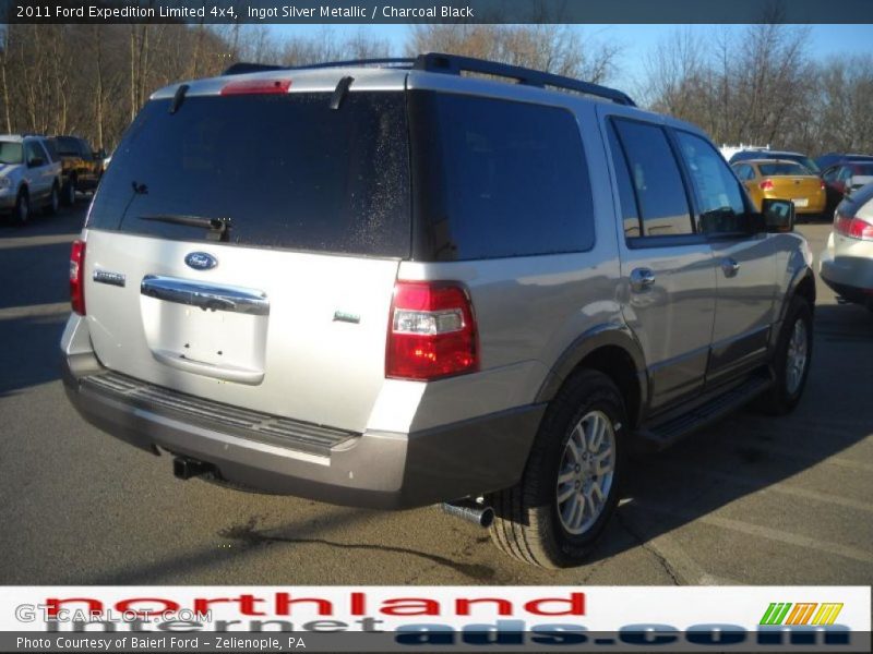 Ingot Silver Metallic / Charcoal Black 2011 Ford Expedition Limited 4x4