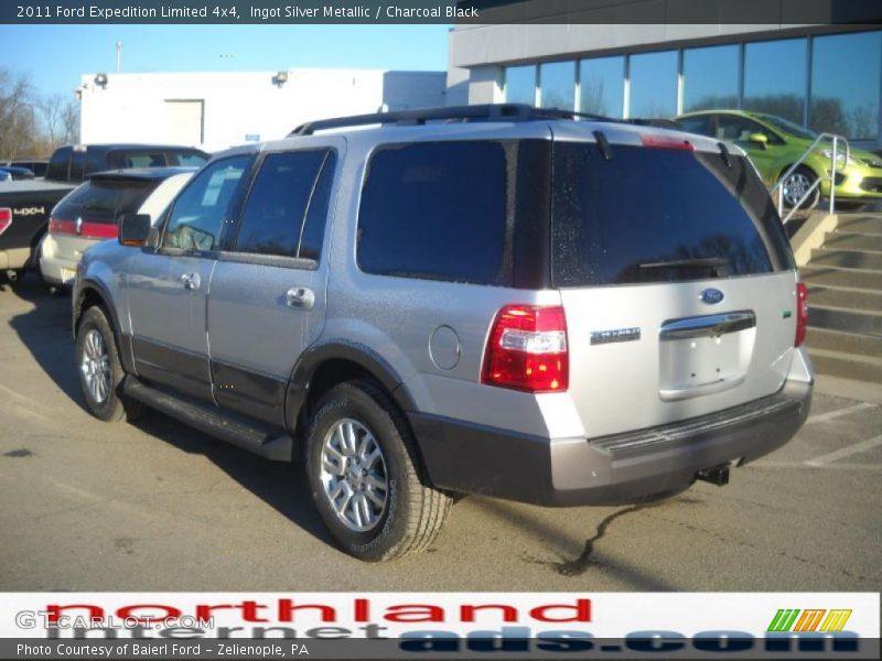 Ingot Silver Metallic / Charcoal Black 2011 Ford Expedition Limited 4x4