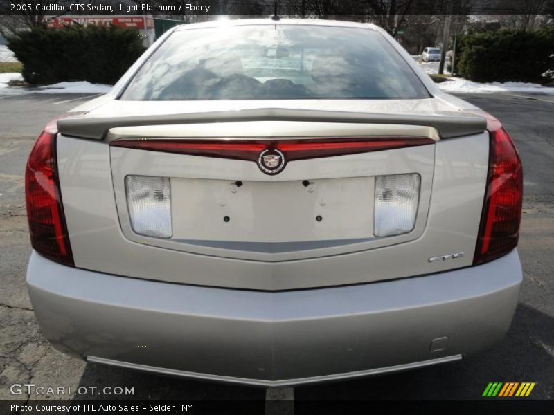 Light Platinum / Ebony 2005 Cadillac CTS Sedan