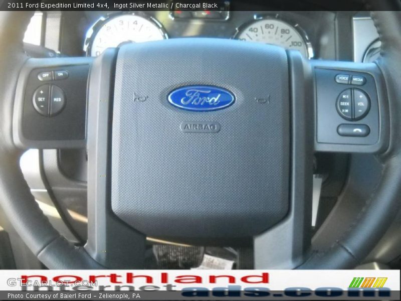 Ingot Silver Metallic / Charcoal Black 2011 Ford Expedition Limited 4x4