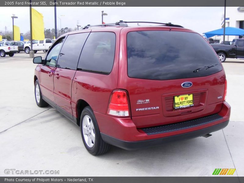 Dark Toreador Red Metallic / Pebble Beige 2005 Ford Freestar SES