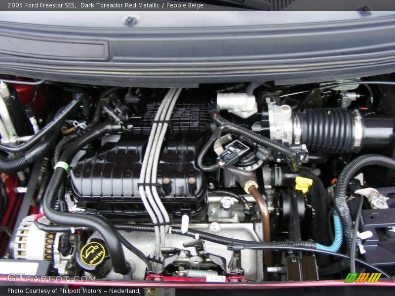 Dark Toreador Red Metallic / Pebble Beige 2005 Ford Freestar SES