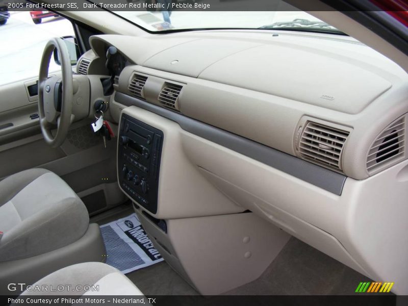 Dark Toreador Red Metallic / Pebble Beige 2005 Ford Freestar SES