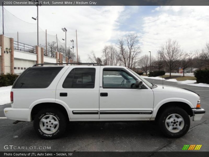 Summit White / Medium Gray 2000 Chevrolet Blazer LS 4x4
