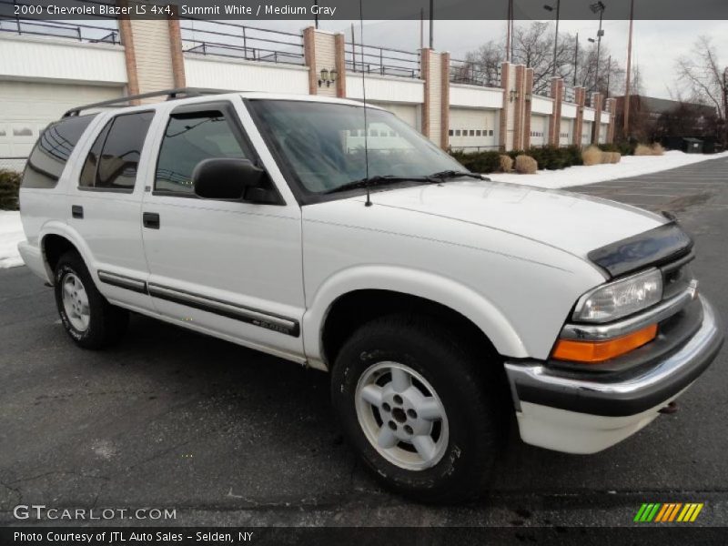 Summit White / Medium Gray 2000 Chevrolet Blazer LS 4x4
