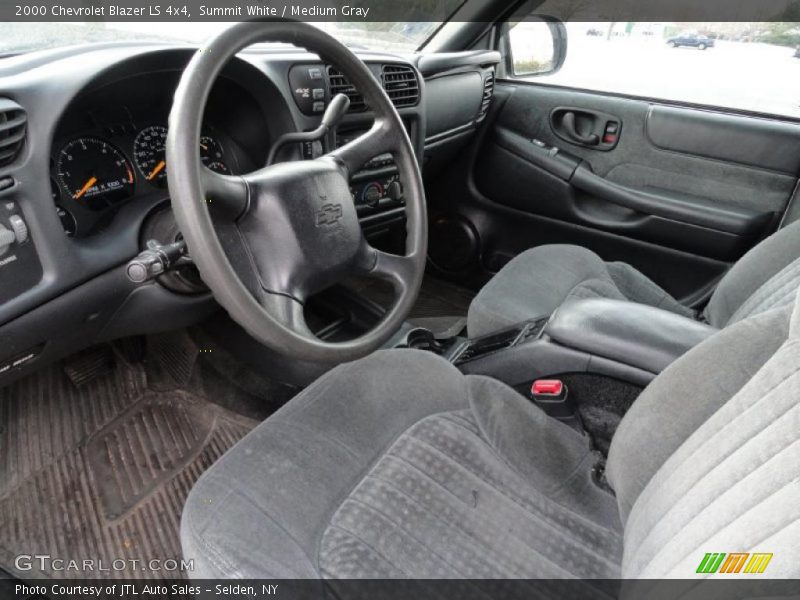 Summit White / Medium Gray 2000 Chevrolet Blazer LS 4x4