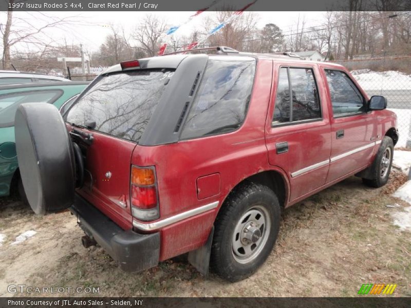 Claret Red Pearl / Gray 1997 Isuzu Rodeo S 4x4