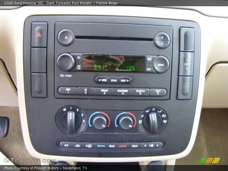 Dark Toreador Red Metallic / Pebble Beige 2005 Ford Freestar SES