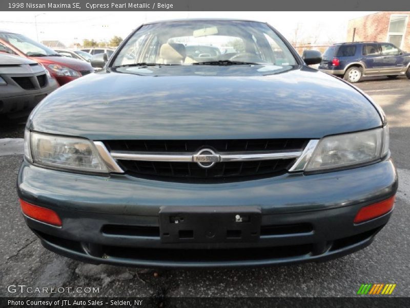 Cypress Pearl Metallic / Beige 1998 Nissan Maxima SE