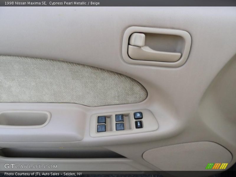 Cypress Pearl Metallic / Beige 1998 Nissan Maxima SE