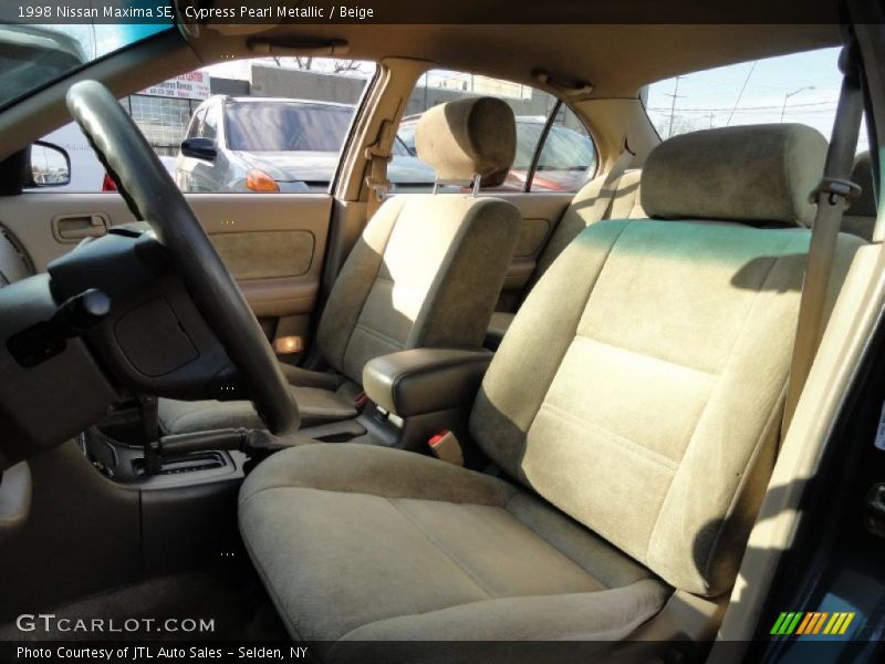 Cypress Pearl Metallic / Beige 1998 Nissan Maxima SE