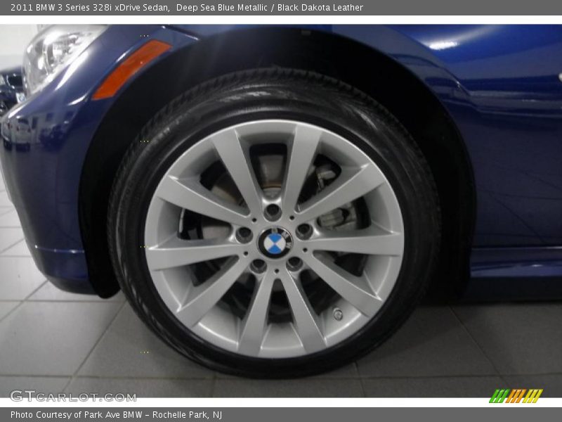 Deep Sea Blue Metallic / Black Dakota Leather 2011 BMW 3 Series 328i xDrive Sedan