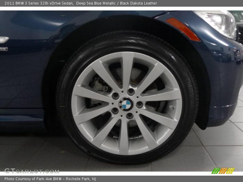 Deep Sea Blue Metallic / Black Dakota Leather 2011 BMW 3 Series 328i xDrive Sedan