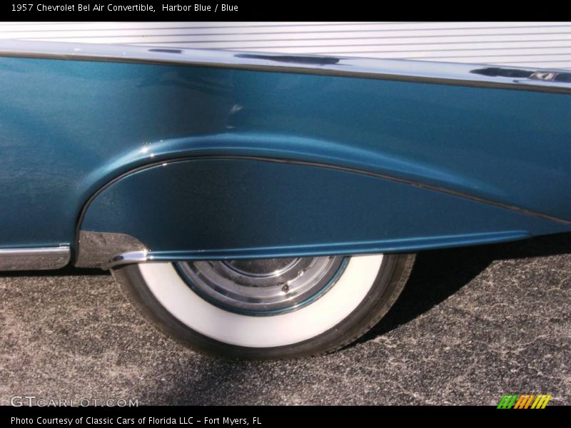 Harbor Blue / Blue 1957 Chevrolet Bel Air Convertible