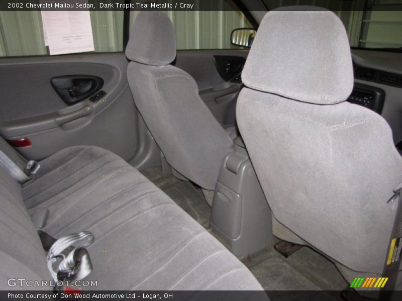 Dark Tropic Teal Metallic / Gray 2002 Chevrolet Malibu Sedan