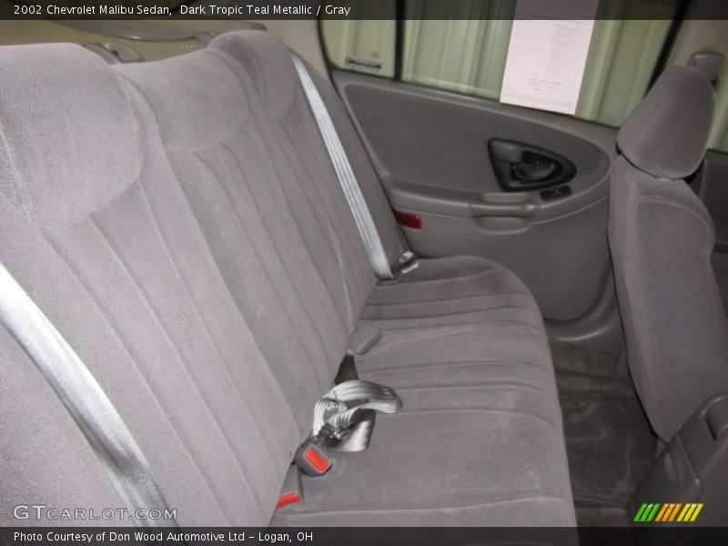 Dark Tropic Teal Metallic / Gray 2002 Chevrolet Malibu Sedan
