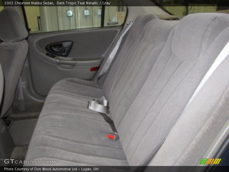 Dark Tropic Teal Metallic / Gray 2002 Chevrolet Malibu Sedan
