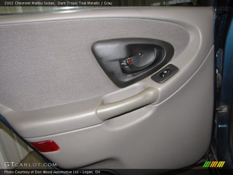 Dark Tropic Teal Metallic / Gray 2002 Chevrolet Malibu Sedan