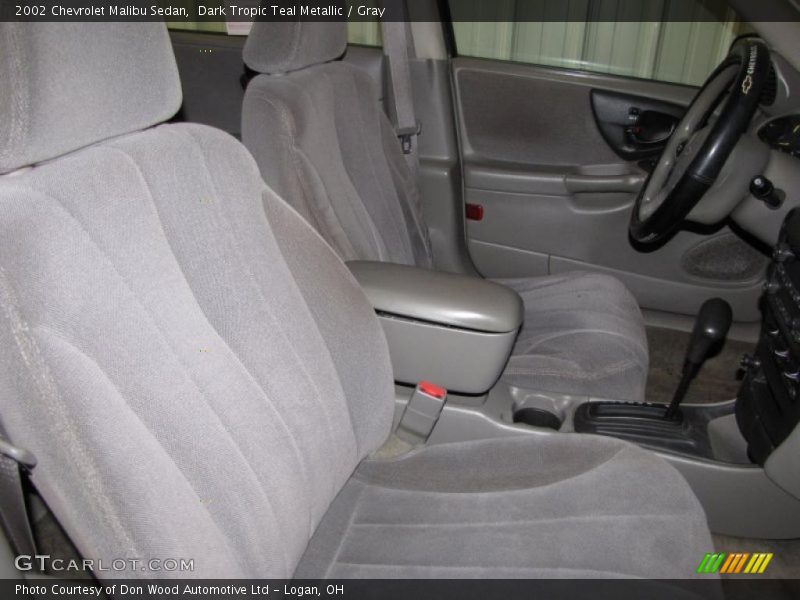Dark Tropic Teal Metallic / Gray 2002 Chevrolet Malibu Sedan