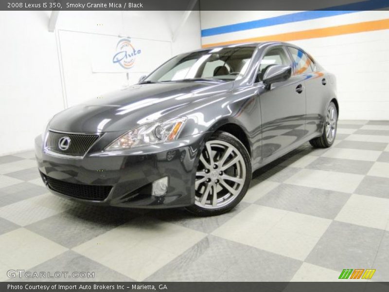 Smoky Granite Mica / Black 2008 Lexus IS 350