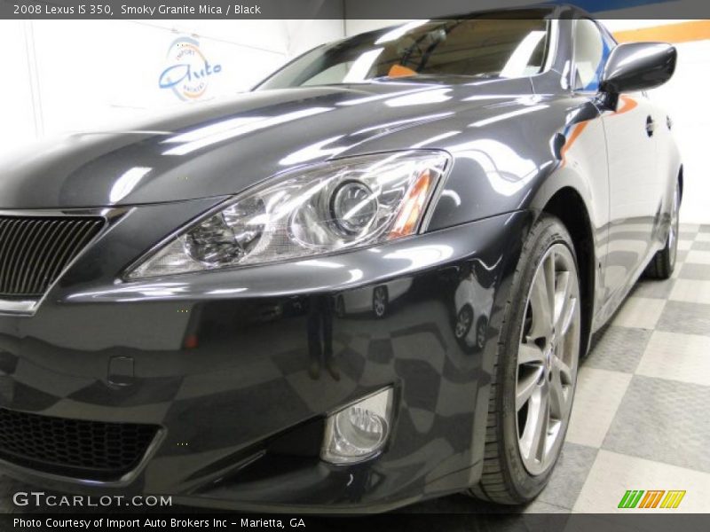 Smoky Granite Mica / Black 2008 Lexus IS 350