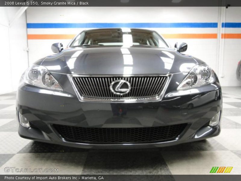 Smoky Granite Mica / Black 2008 Lexus IS 350