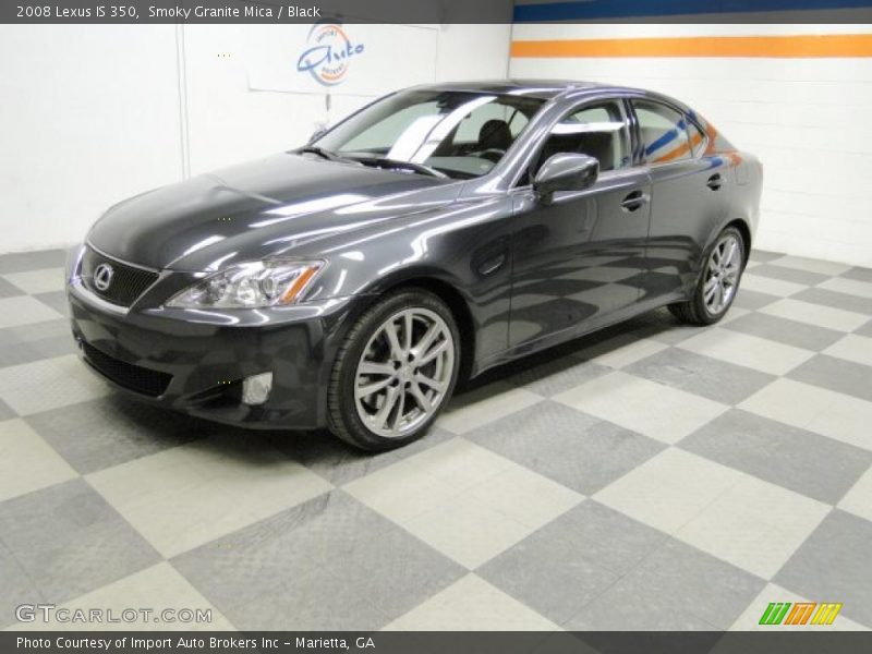 Smoky Granite Mica / Black 2008 Lexus IS 350
