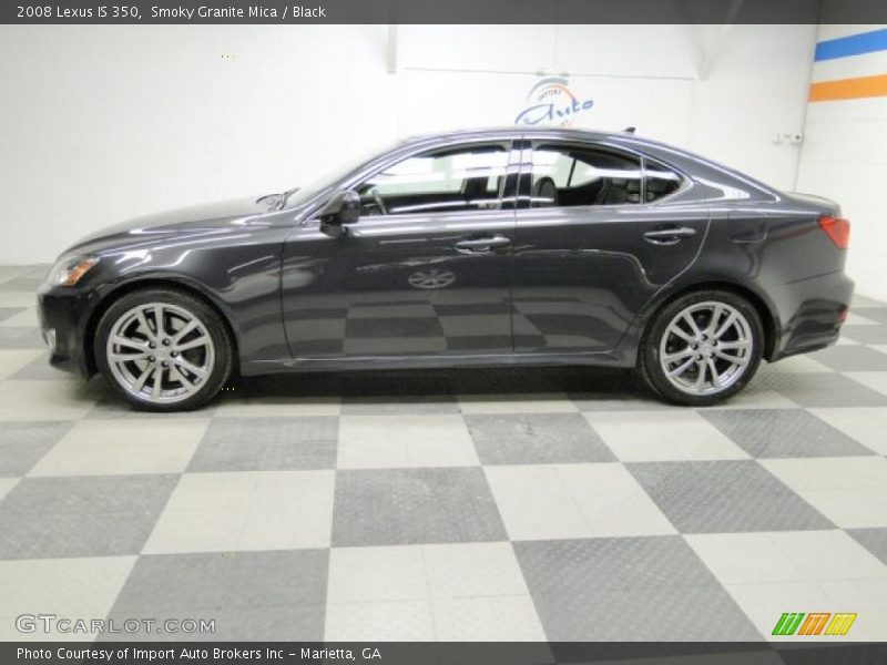 Smoky Granite Mica / Black 2008 Lexus IS 350