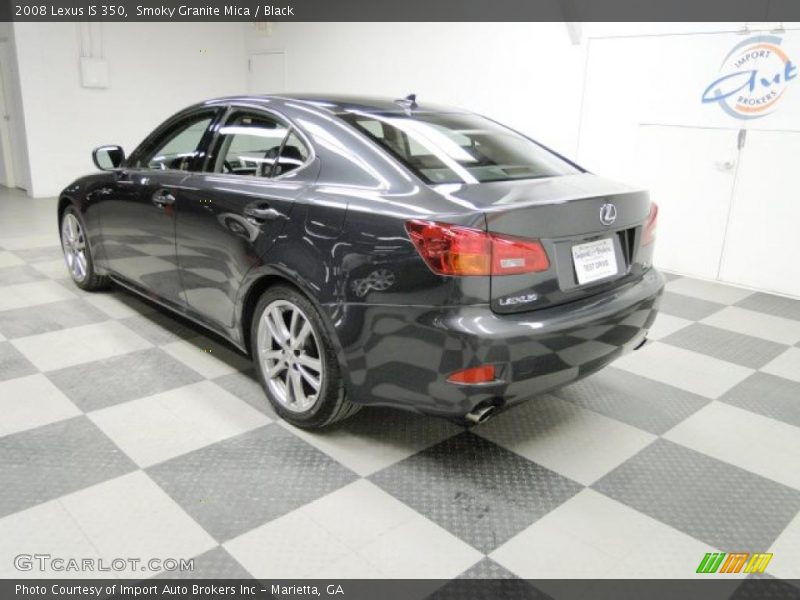 Smoky Granite Mica / Black 2008 Lexus IS 350