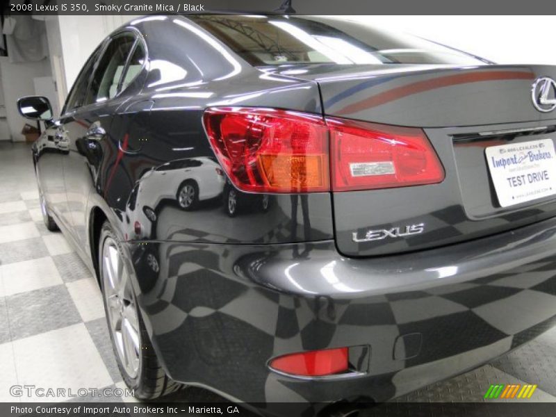 Smoky Granite Mica / Black 2008 Lexus IS 350