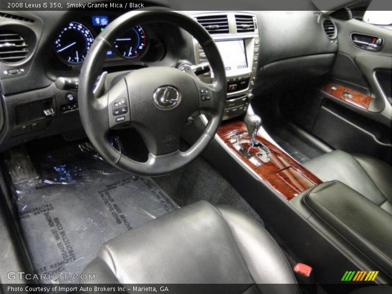 Black Interior - 2008 IS 350 