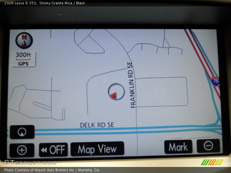 Navigation of 2008 IS 350