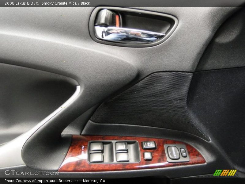Smoky Granite Mica / Black 2008 Lexus IS 350