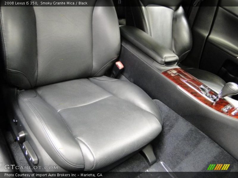 Smoky Granite Mica / Black 2008 Lexus IS 350