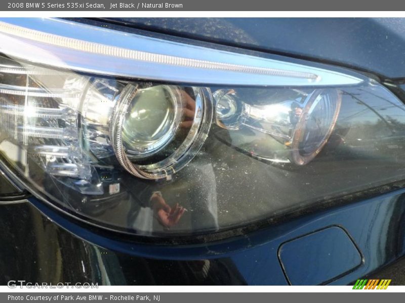 Jet Black / Natural Brown 2008 BMW 5 Series 535xi Sedan