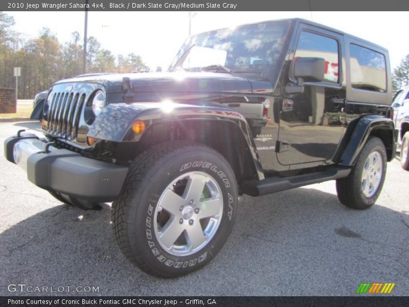 Black / Dark Slate Gray/Medium Slate Gray 2010 Jeep Wrangler Sahara 4x4