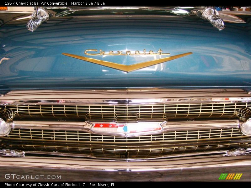 Harbor Blue / Blue 1957 Chevrolet Bel Air Convertible