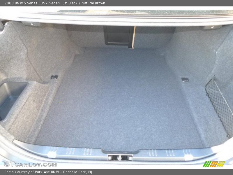 Jet Black / Natural Brown 2008 BMW 5 Series 535xi Sedan