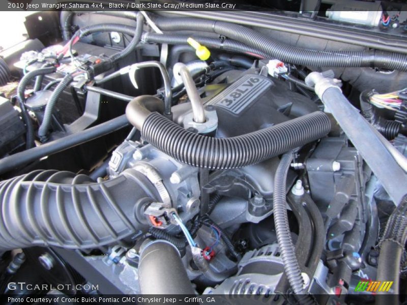 Black / Dark Slate Gray/Medium Slate Gray 2010 Jeep Wrangler Sahara 4x4
