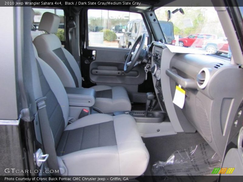 Black / Dark Slate Gray/Medium Slate Gray 2010 Jeep Wrangler Sahara 4x4