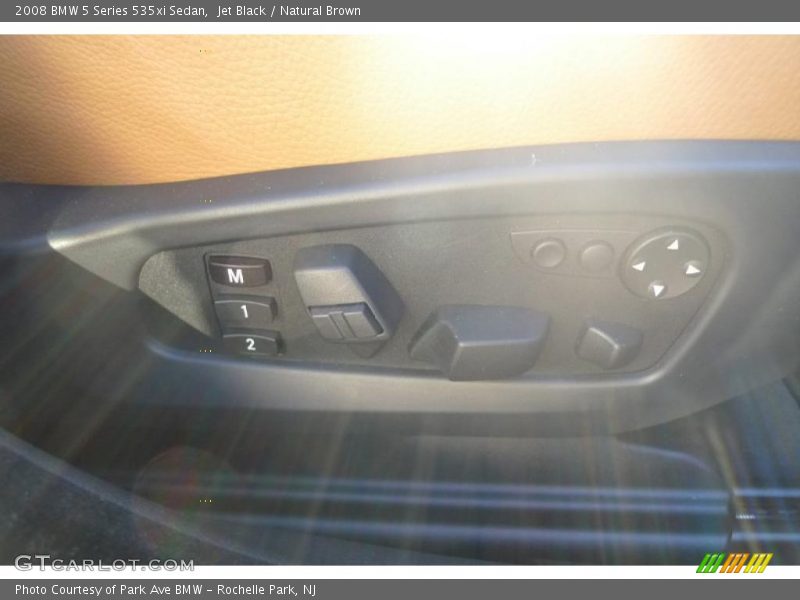 Jet Black / Natural Brown 2008 BMW 5 Series 535xi Sedan