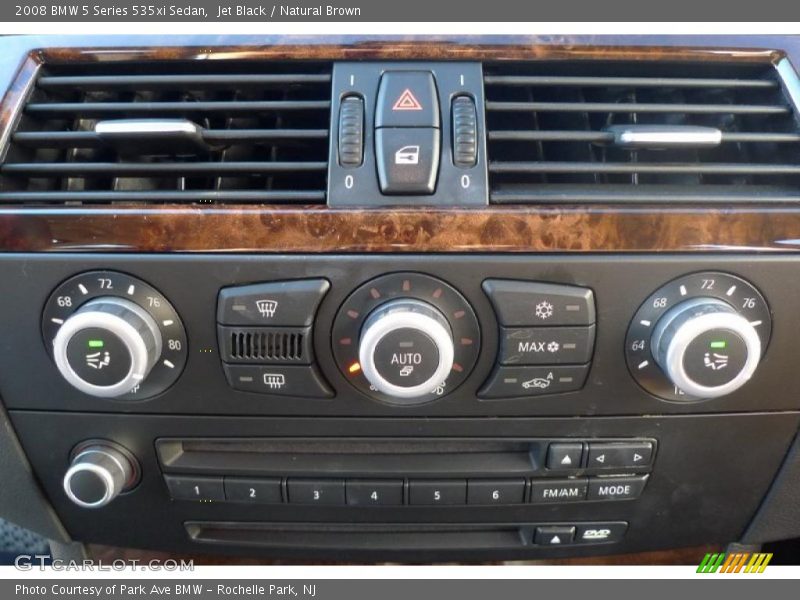 Jet Black / Natural Brown 2008 BMW 5 Series 535xi Sedan