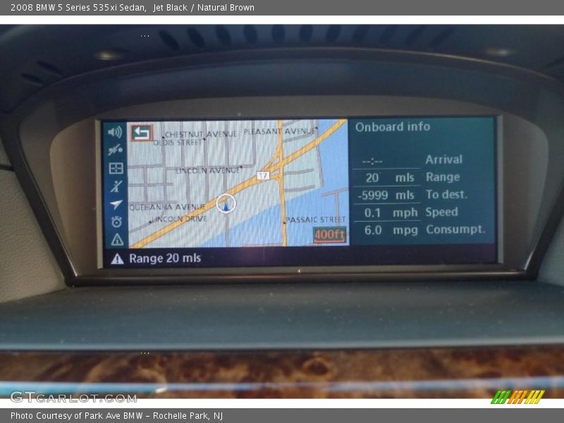 Jet Black / Natural Brown 2008 BMW 5 Series 535xi Sedan