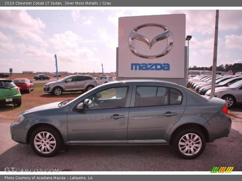 Silver Moss Metallic / Gray 2010 Chevrolet Cobalt LT Sedan