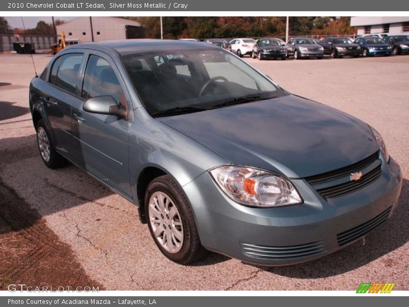 Silver Moss Metallic / Gray 2010 Chevrolet Cobalt LT Sedan