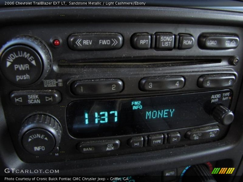 Controls of 2006 TrailBlazer EXT LT